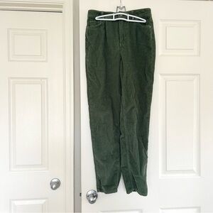 BDG Mom High Rise Sage Green Corduroy Pants